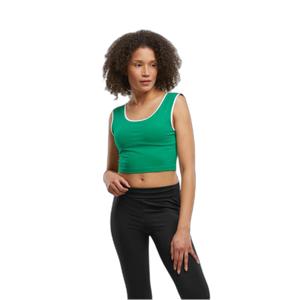 Damen-Crop-Top Urban Classics Contrast image-3