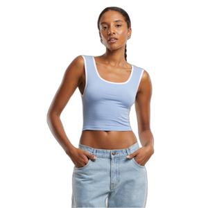 Damen-Crop-Top Urban Classics Contrast image-2
