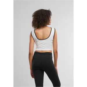 Damen-Crop-Top Urban Classics Contrast image-6
