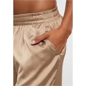 Pantaloni larghi in satin donna Urban Classics image-6