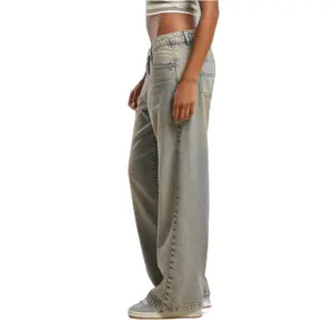 Lavtsiddende jeans til kvinder Urban Classics Baggy Fit image-3