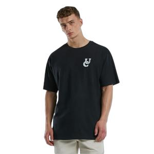 Oversized T-shirt Urban Classics Weavy Logo Heavy image-1