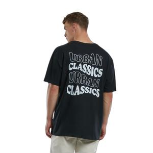 Oversized T-shirt Urban Classics Weavy Logo Heavy image-4