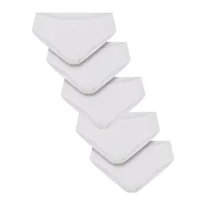Calcinhas de algodão para mulher Urban Classics Basic Brazilian (x5) image-1