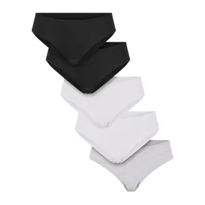 Calcinhas de algodão para mulher Urban Classics Basic Brazilian (x5) image-2