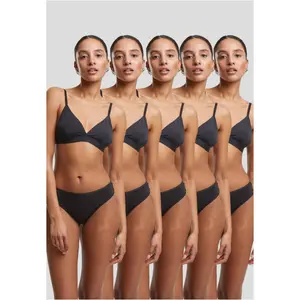 Soutien-gorge femme Urban Classics Bamboo Brazilian (x5) image-2