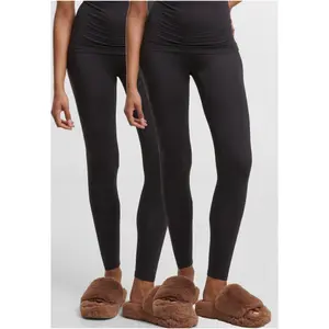 Damskie legginsy Urban Classics Bamboo (x2) image-2