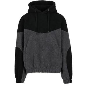 tb7924-13014-sudadera-con-capucha-urban-classics-weavy-colorblock-teddy-magnetnegro
