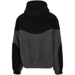 Hooded sweatshirt Urban Classics Weavy Colorblock Teddy image-3