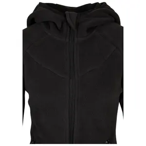 Girl's zipped hooded fleece Urban Classics image-2
