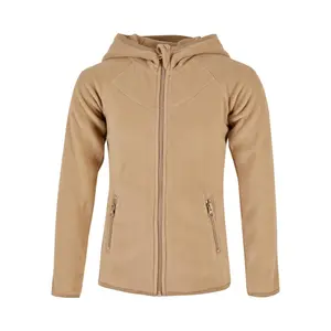 Girl's zipped hooded fleece Urban Classics image-0
