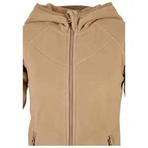 Girl's zipped hooded fleece Urban Classics image-2