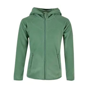 Girl's zipped hooded fleece Urban Classics image-0