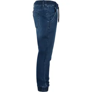 Children's knitted denim joggers Urban Classics image-1