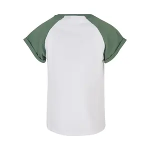 Girl raglan T-shirt Urban Classics Contrast image-1