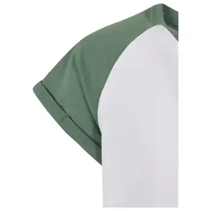 Girl raglan T-shirt Urban Classics Contrast image-3