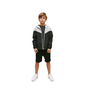 Waterproof jacket for children Urban Classics 2-Tone Tech image-5