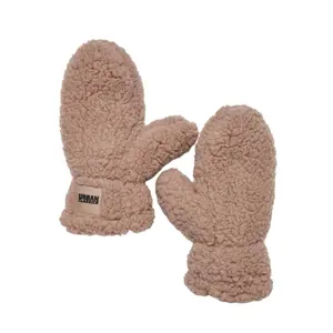 Child sherpa gloves Urban Classics image-0