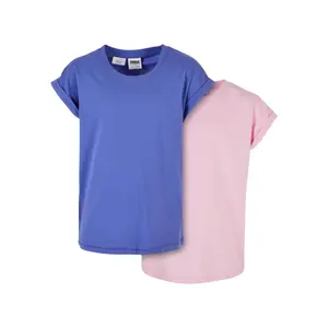 Girl's off-the-shoulder T-shirt Urban Classics Organic (x2) image-0