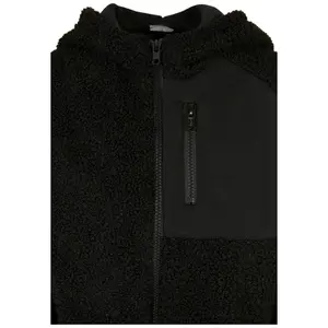 Kinderhoodie met sherpa-rits Urban Classics image-2