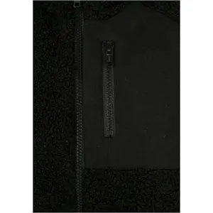 Kinderhoodie met sherpa-rits Urban Classics image-5