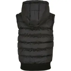 Hooded sleeveless jacket for children Urban Classics Small Bubble image-1