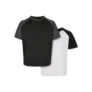 Contrast raglan T-shirts for kids Urban Classics (x2) image-0