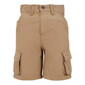 Knee pleat cargo shorts for kids Urban Classics image-0