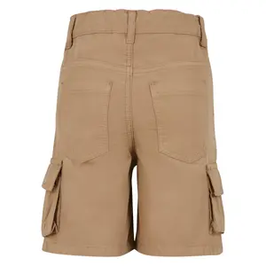 Knee pleat cargo shorts for kids Urban Classics image-1