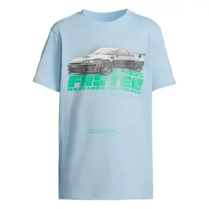 Children's running T-shirt Urban Classics Fastest Car image-3