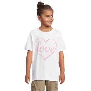 Girl's T-shirt Urban Classics Love Heart image-0