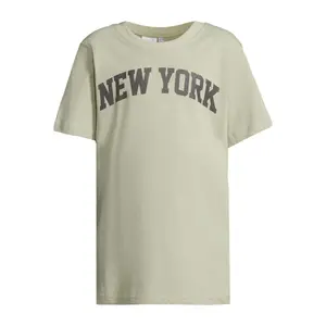 Girl's T-shirt Urban Classics Kurzarm New York & Los Angeles College (x2) image-1