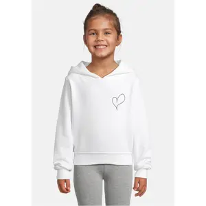 Moletom com capuz para rapariga Urban Classics langarm - Heart & Bow (x2)