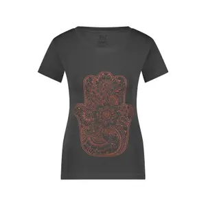 T-shirt de mulher Urban Goddess Hamsa Core image-0