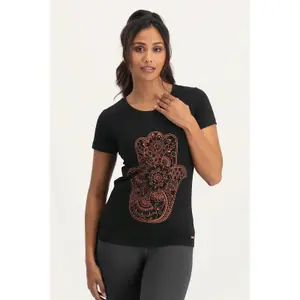 T-shirt de mulher Urban Goddess Hamsa Core image-1