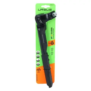 Adjustable bicycle side stand reinforced support 55 kg Ursus Kaiser 26-28 " image-2