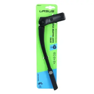 Béquille latérale vélo arrière réglable fixation base par 1-2 collier 355 mm supporte 25 kg Ursus Easy master 27.5-29 " image-2