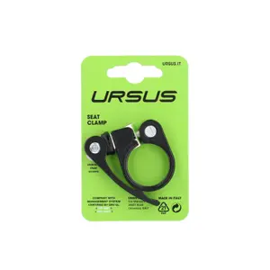 Svart sadelklämma med hävarm Ursus image-1
