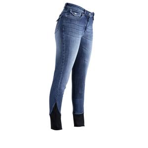 Calças de equitação full grip com bainha elástica para mulher USG Marina image-0