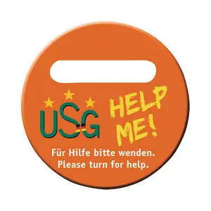 Ετικέτες USG Usg-help-me Safety Plate image-0
