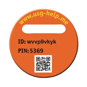 Ετικέτες USG Usg-help-me Safety Plate image-1