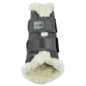 Guantes para caballos cerrados de piel sintética USG image-0