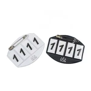 Número de partida do cavalo com alfinete de segurança de 4 dígitos USG image-1