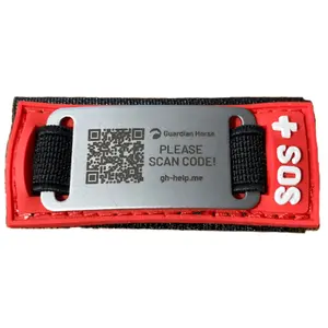 Acessórios para capacetes de equitação USG Horse HelpMe Badg image-0