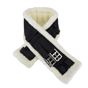 Nylon dressage girth with padding USG image-2