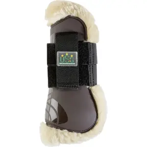 Botas de caballo de tendón con borde de piel sintética de imitación USG image-0