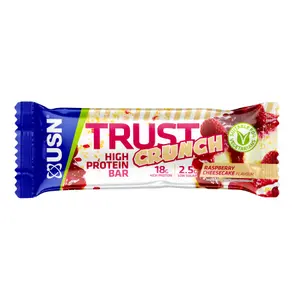 Barra de Bolo de Queijo de Framboesa USN NutritionTrust Crunch 60g x 12 image-0