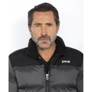 Yoke and embroidery jacket Schott image-3