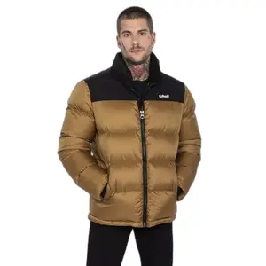 Daunenjacke mit Passe und Stickerei Schott image-3