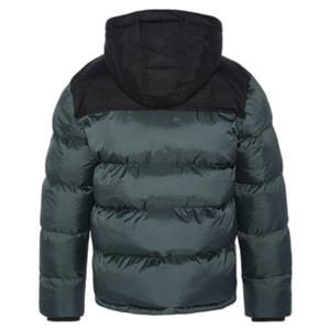 Hooded Puffer Jacket + embroidery Schott image-1